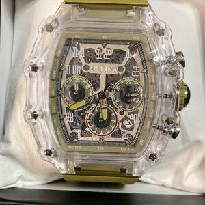 Activa Men's Watch wlSkeleton Dial - 44.3mmACW23005-009